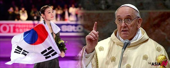 ‘아시지의 聖’ 교황 프란치스코와 피겨여왕 김연아
