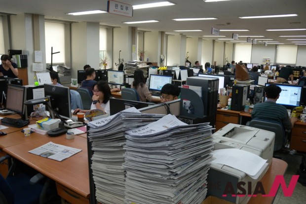 한국에서 중문 신문을 만드는 아주경제신문사 