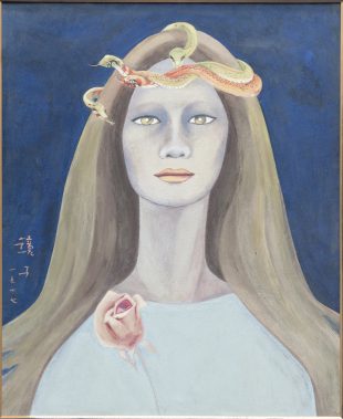 ‘내 슬픈 전설의 122페이지’ (1977, 종이에 채색, 43.5X36cm, 서울시립미술관 소장)