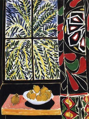 Matisse(마티스), Interior with Egyptian curtain, 1948