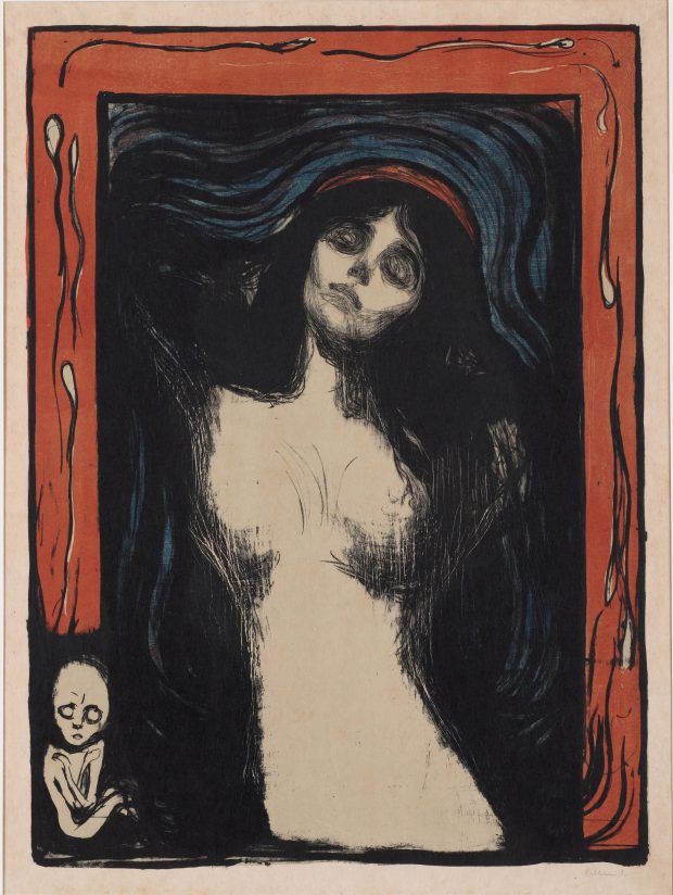 E. Munch(뭉크), Madonna, 1895~1902