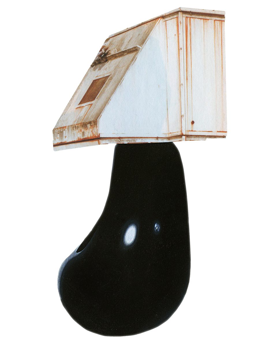 Lamp, Print on Canvas-Handmade Collage, 140X170cm, 2016